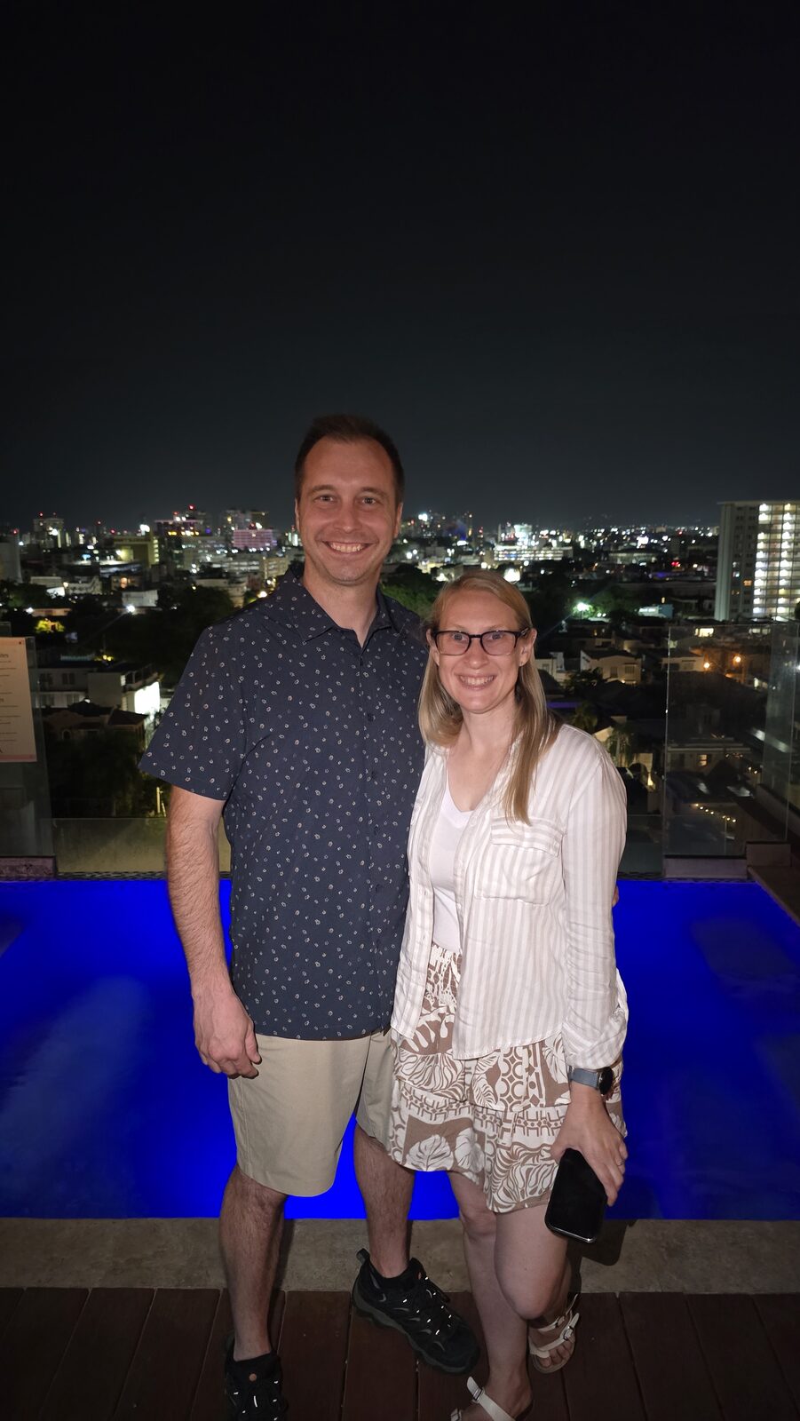An evening out downtown