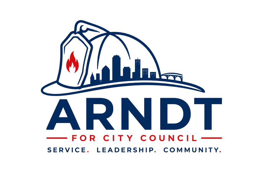 Arndt for City Council. Service. Leadership. Community.