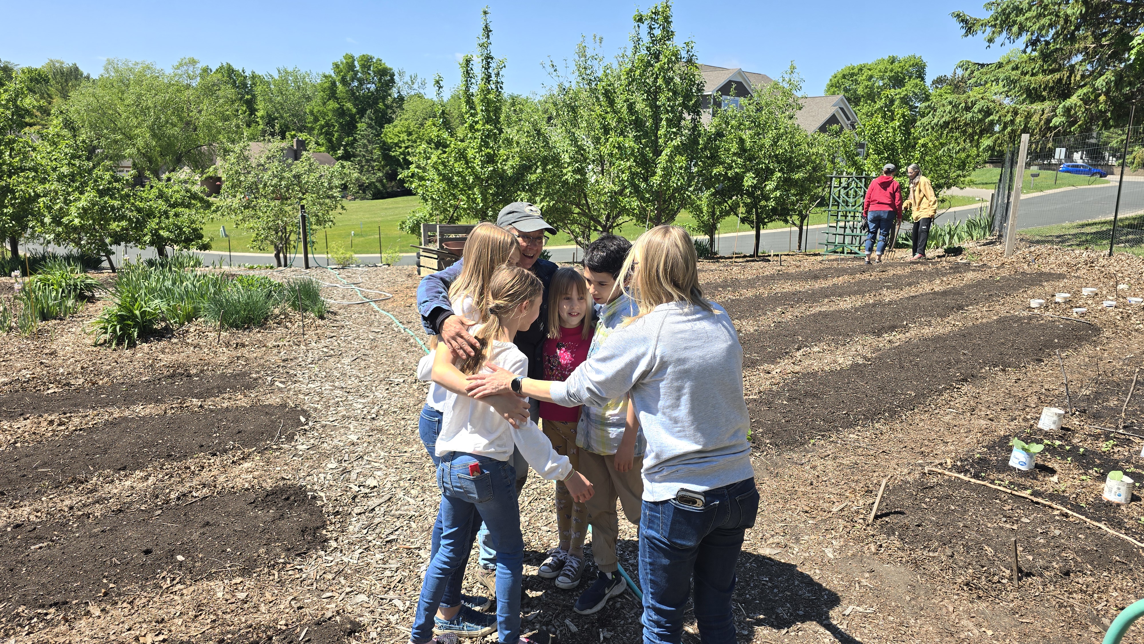 Planting day at the Victory Garden